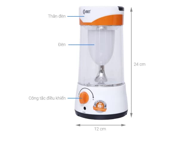 Đèn sạc năng lượng mặt trời Comet CRL3103S - Ảnh 6