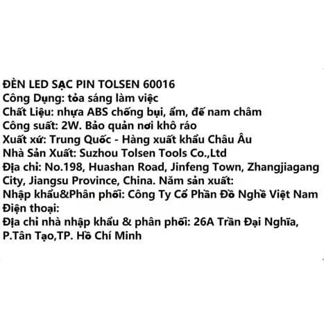 So sánh giá Đèn sạc Tolsen 60016 rẻ nhất? - Ảnh 14