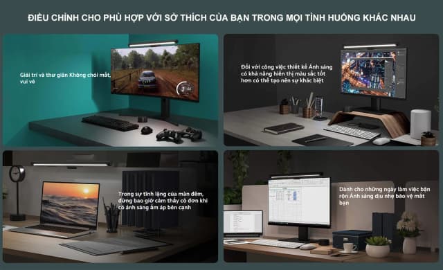 So sánh giá Đèn treo màn hình Led thông minh Xiaomi Mi Computer Monitor Light Bar rẻ nhất? - Ảnh 7