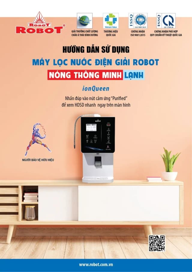 Top 1 so sánh giá Máy lọc nước điện giải ion kiềm nóng nguội lạnh ROBOT IonQueen 511X 5 tấm điện cực - Tìm sản phẩm giá rẻ nhất - Ảnh 46