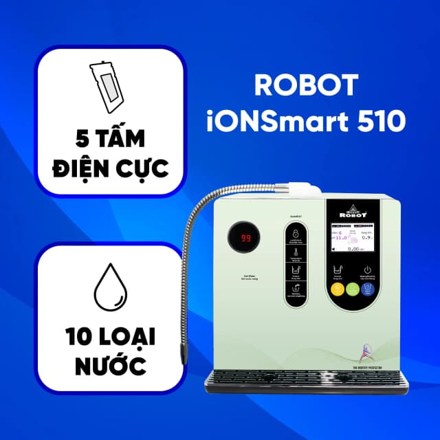 Top 1 so sánh giá Máy lọc nước điện giải ion kiềm nóng nguội ROBOT IonSmart 510X 5 tấm điện cực - Tìm sản phẩm giá rẻ nhất - Ảnh 3
