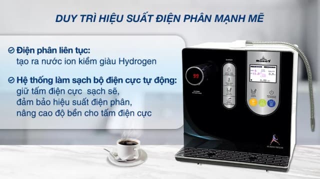 Top 1 so sánh giá Máy lọc nước điện giải ion kiềm nóng nguội ROBOT IonSmart 510X 5 tấm điện cực - Tìm sản phẩm giá rẻ nhất - Ảnh 5
