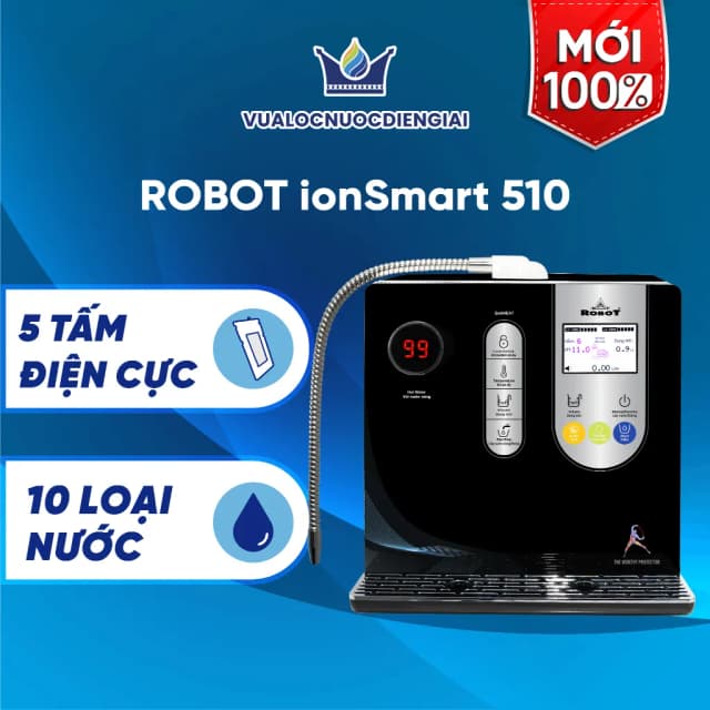 Top 1 so sánh giá Máy lọc nước điện giải ion kiềm nóng nguội ROBOT IonSmart 510X 5 tấm điện cực - Tìm sản phẩm giá rẻ nhất - Ảnh 6