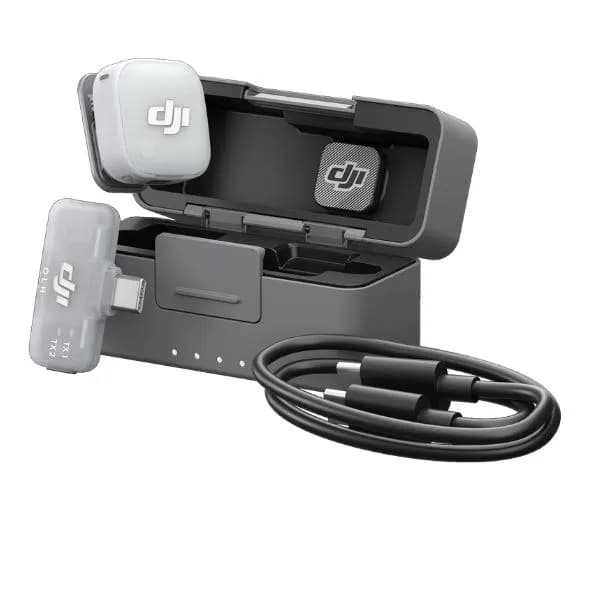 Thiết bị thu âm không dây DJI Mic Mini 2 (1 TX + 1 Mobile RX + 1 Hộp sạc Mic)_DMMT02&DMMR02&DMMCS2_1TX - Giá rẻ nhất hôm nay - Ảnh 1