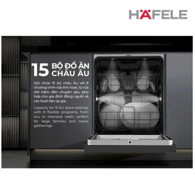 So sánh giá Máy rửa chén độc lập Hafele HDW-F6053S (535.29.702) rẻ nhất? - Ảnh 17