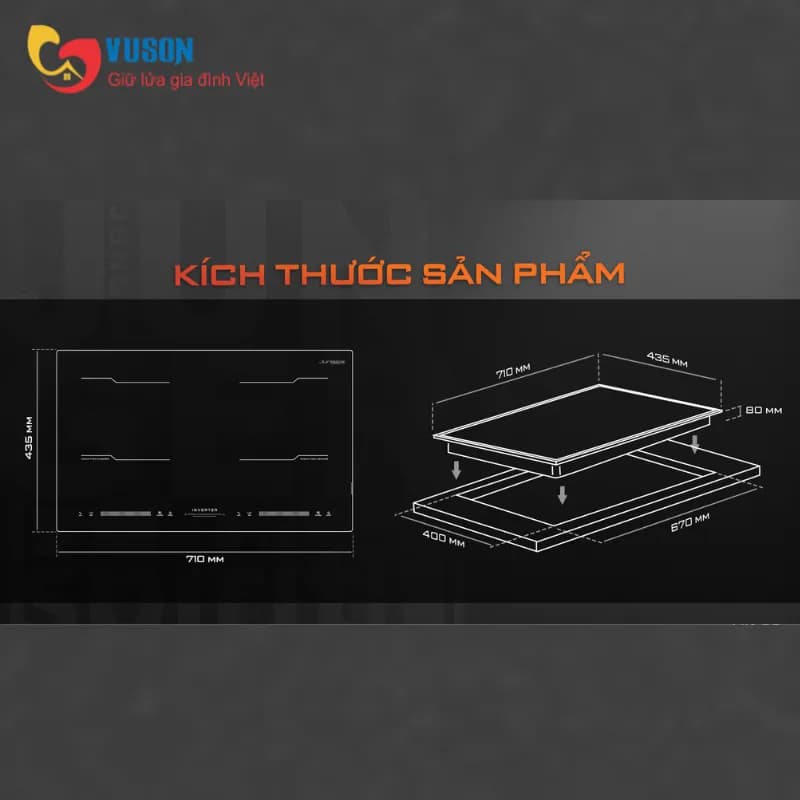 Bếp từ đôi âm Junger MK-22 4000W - Giá rẻ nhất hôm nay - Ảnh 12