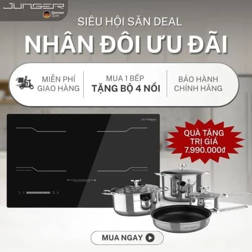 Bếp từ đôi âm Junger MK-22 4000W - Giá rẻ nhất hôm nay - Ảnh 10