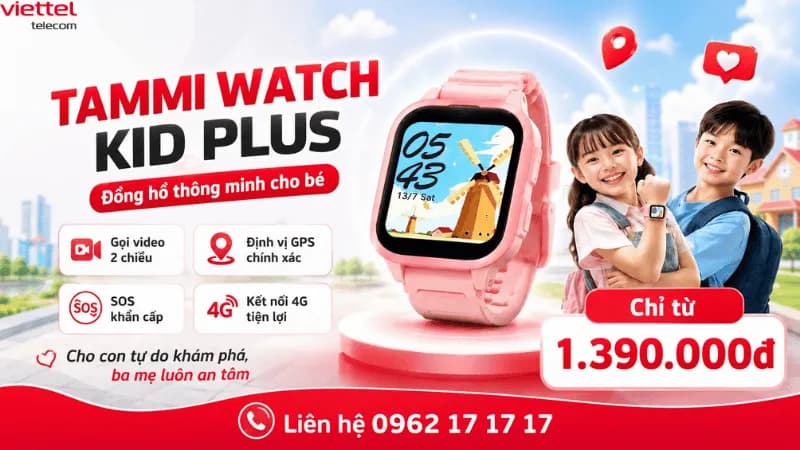 So sánh giá Đồng hồ định vị trẻ em Tammi Watch Kid Plus - Tìm sản phẩm giá rẻ nhất - Ảnh 5