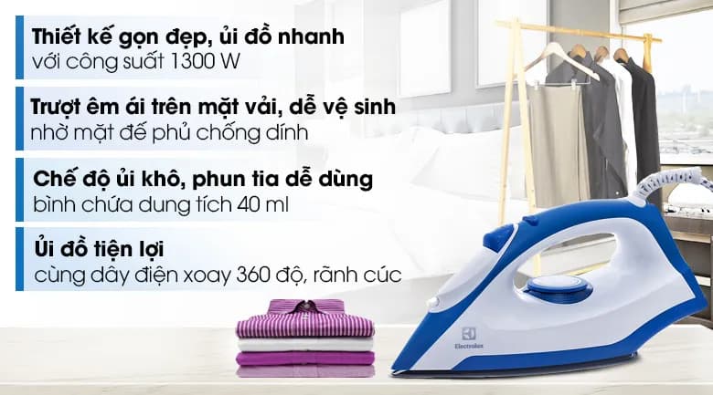 Bàn ủi khô Electrolux EDI2004 1300W - Giá rẻ nhất hôm nay - Ảnh 6