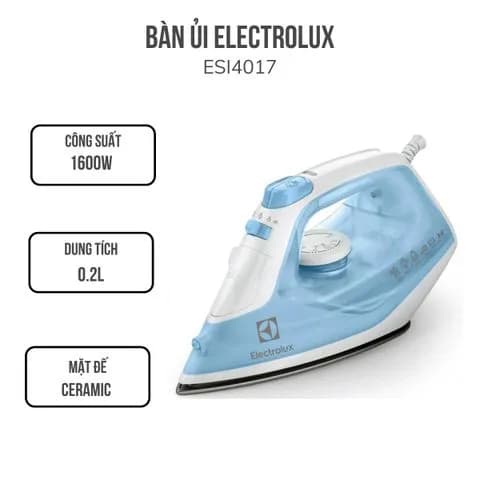 So sánh giá Bàn ủi hơi nước Electrolux ESI4017 1600W rẻ nhất? - Ảnh 8