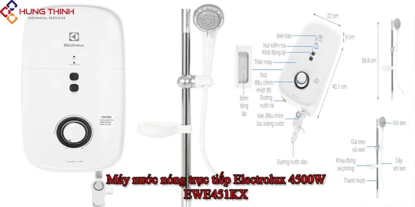 So sánh giá Máy nước nóng trực tiếp Electrolux 4500W EWE451GX-DWB - Tìm sản phẩm giá rẻ nhất - Ảnh 12