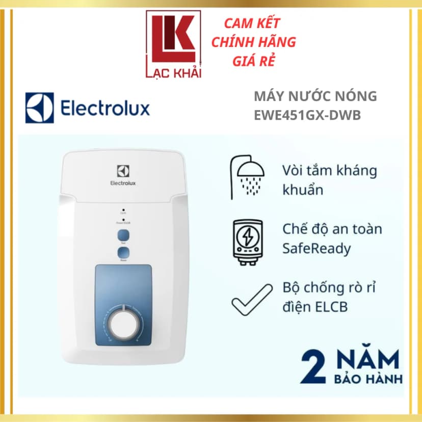 So sánh giá Máy nước nóng trực tiếp Electrolux 4500W EWE451GX-DWB - Tìm sản phẩm giá rẻ nhất - Ảnh 6