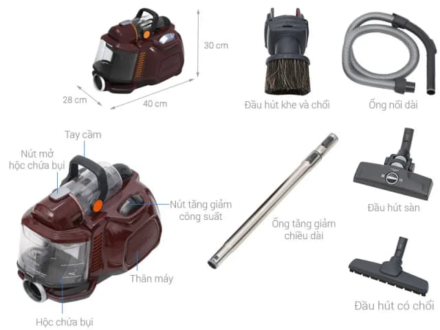 Máy hút bụi dạng hộp Electrolux ZSP4303AF - Ảnh 11