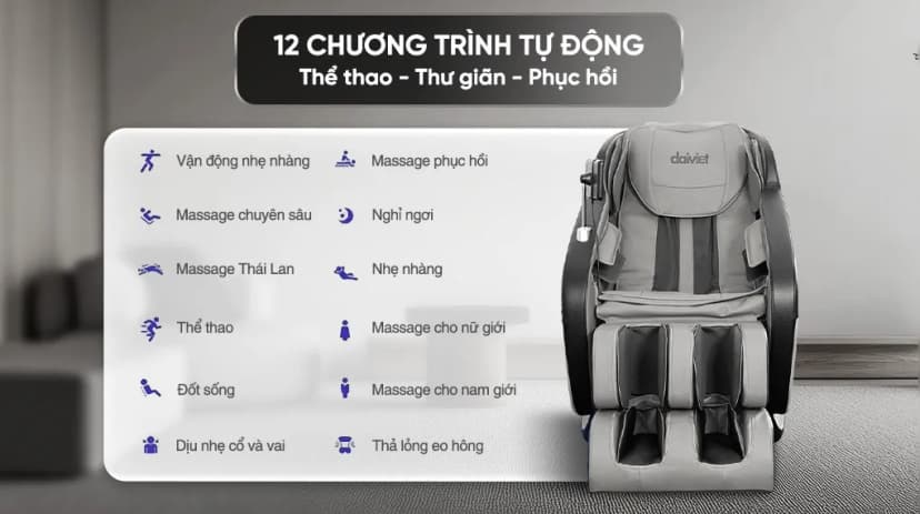 Ghế massage Daikiosan DC101 - Giá rẻ nhất hôm nay - Ảnh 4