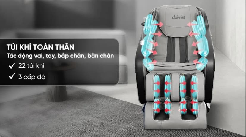 Ghế massage Daikiosan DC101 - Giá rẻ nhất hôm nay - Ảnh 5