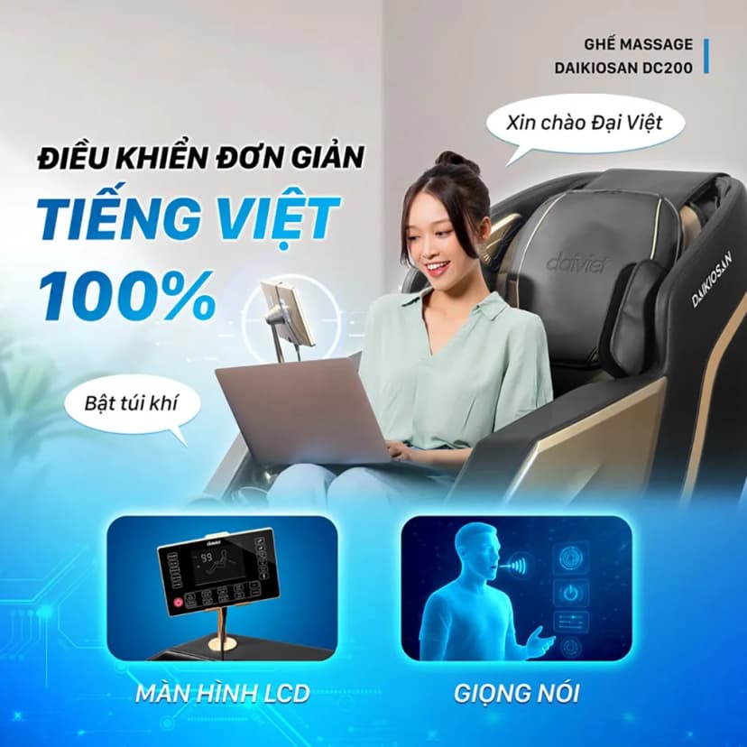 Ghế massage Daikiosan DC200 - Giá rẻ nhất hôm nay - Ảnh 5