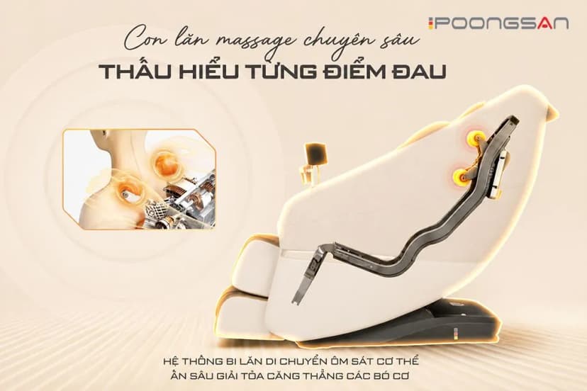 Ghế massage Poongsan MCP-279 - Giá rẻ nhất hôm nay - Ảnh 2