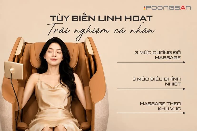 Ghế massage Poongsan MCP-279 - Giá rẻ nhất hôm nay - Ảnh 4