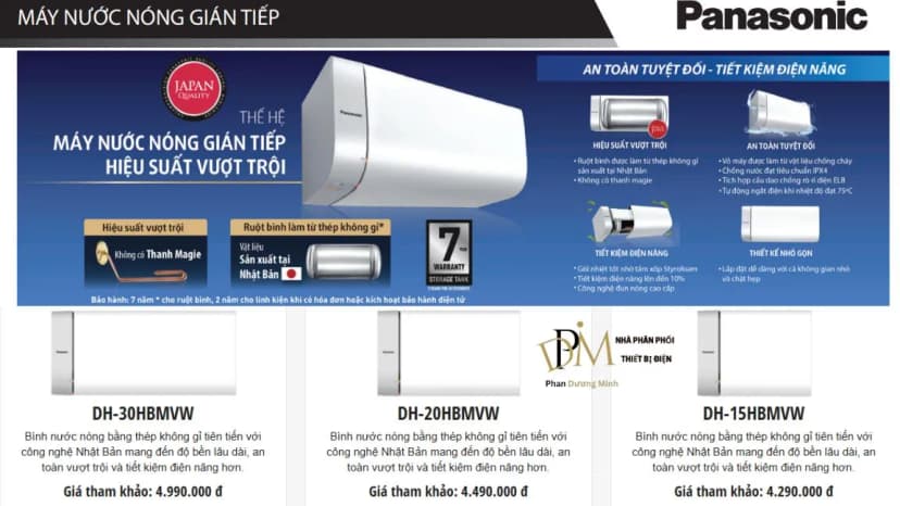 So sánh giá Máy nước nóng gián tiếp Panasonic 2500W DH-20HBMVWL - Tìm sản phẩm giá rẻ nhất - Ảnh 12