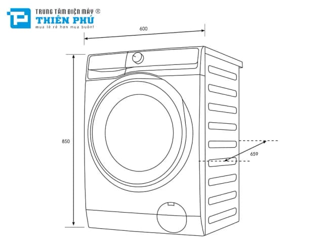 So sánh giá Máy giặt sấy Electrolux UltimateCare 700 Inverter giặt 13 kg - sấy 9 kg EWW1343R7WC rẻ nhất? - Ảnh 19