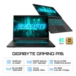 So sánh giá Laptop GIGABYTE Gaming A16 GA6H - GAMING-A16-CMHI2VN893SH (i7 13620H, 16GB, 512GB, RTX 4050 6GB, WUXGA 165Hz, Win11) rẻ nhất? - Ảnh 13
