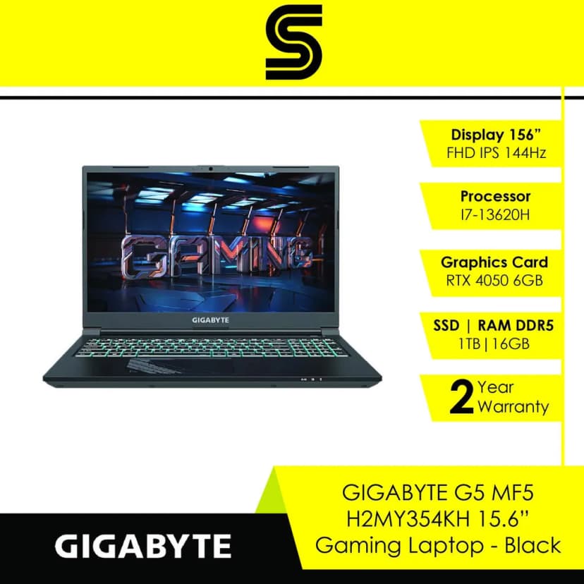 Laptop GIGABYTE Gaming G5 MF5 RC555 - 9RC55MF5FJIINIVN000 (i7 13620H, 16GB, 512GB, RTX 4050 6GB, Full HD 144Hz, Win11) - Giá rẻ nhất hôm nay - Ảnh 41