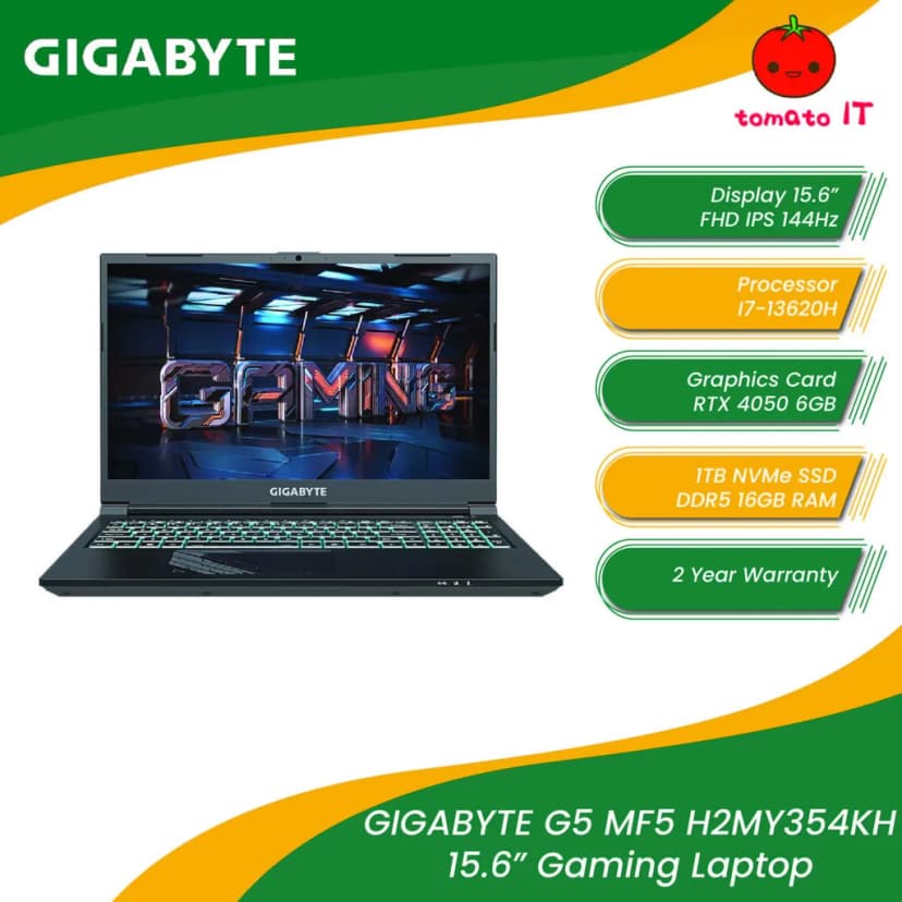 Laptop GIGABYTE Gaming G5 MF5 RC555 - 9RC55MF5FJIINIVN000 (i7 13620H, 16GB, 512GB, RTX 4050 6GB, Full HD 144Hz, Win11) - Giá rẻ nhất hôm nay - Ảnh 59