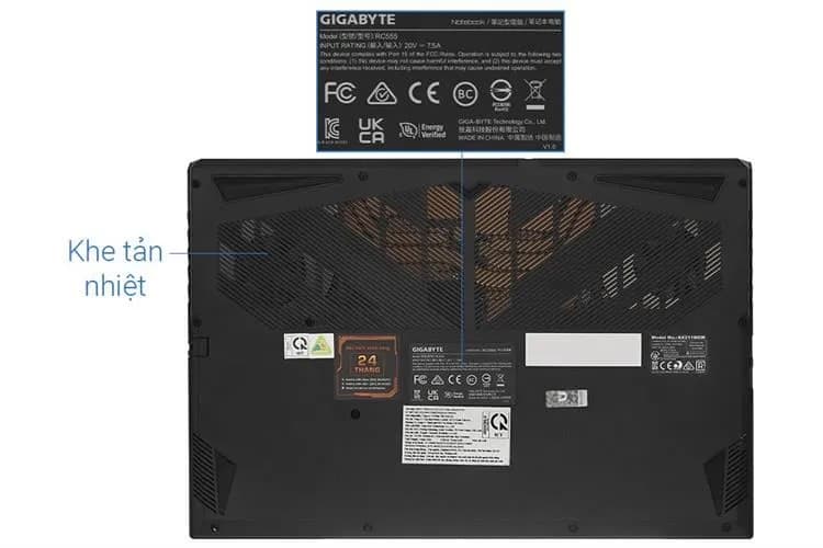 Laptop GIGABYTE Gaming G5 MF5 RC555 - 9RC55MF5FJIINIVN000 (i7 13620H, 16GB, 512GB, RTX 4050 6GB, Full HD 144Hz, Win11) - Giá rẻ nhất hôm nay - Ảnh 86