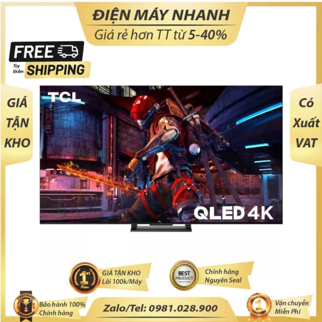 Top 1 so sánh giá Google Tivi QLED TCL 4K 55 inch 55P7L - Tìm sản phẩm giá rẻ nhất - Ảnh 3
