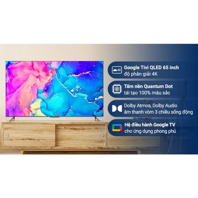 Top 1 so sánh giá Google Tivi QLED TCL 4K 65 inch 65P7L - Tìm sản phẩm giá rẻ nhất - Ảnh 6
