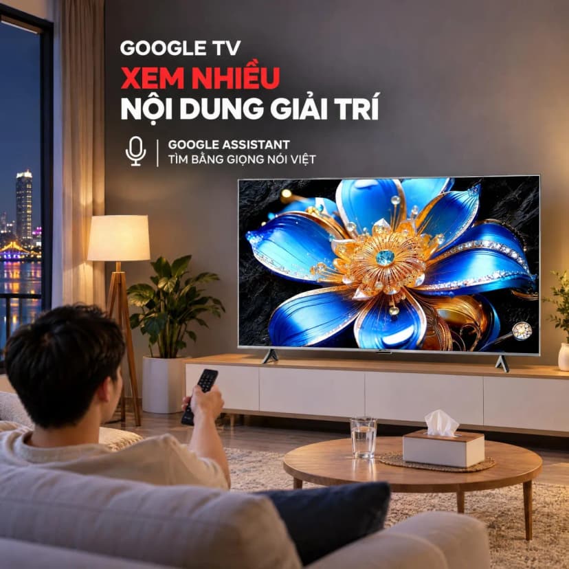 Google Tivi QLED TCL 4K 75 inch 75T6D - Giá rẻ nhất hôm nay - Ảnh 4