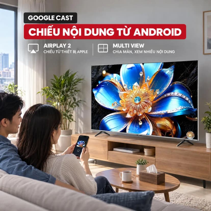 Google Tivi QLED TCL 4K 75 inch 75T6D - Giá rẻ nhất hôm nay - Ảnh 5