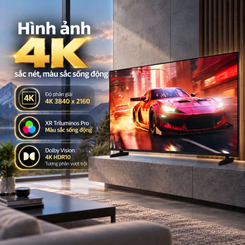 Google Tivi Sony 4K 55 inch K-55XR30M2 - Giá rẻ nhất hôm nay - Ảnh 3
