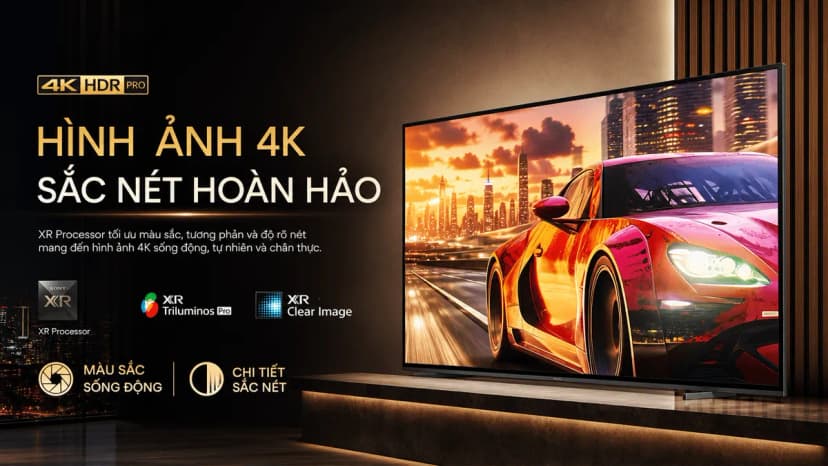 Google Tivi Sony 4K 65 inch K-65XR33VM2 - Giá rẻ nhất hôm nay - Ảnh 4