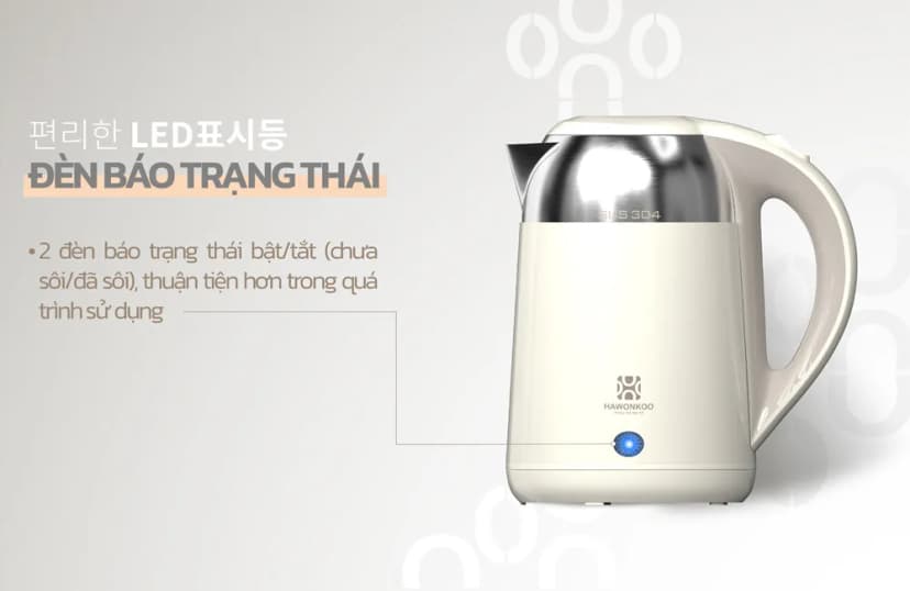 So sánh giá Bình đun siêu tốc Hawonkoo 1.7 lít KEH-171 - Tìm sản phẩm giá rẻ nhất - Ảnh 5
