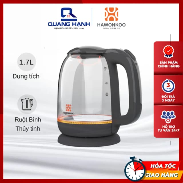 Top 1 so sánh giá Bình đun siêu tốc Hawonkoo 1.7 lít KEH-171 - Tìm sản phẩm giá rẻ nhất - Ảnh 9