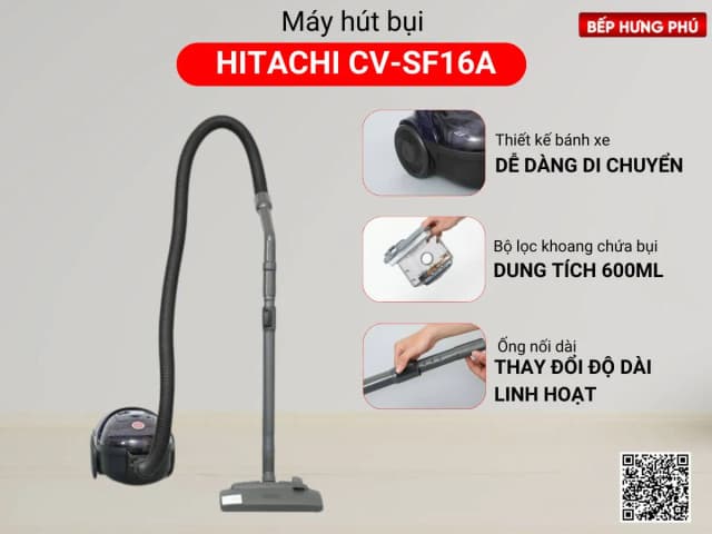 So sánh giá Máy hút bụi dạng hộp Hitachi CV-SF16A rẻ nhất? - Ảnh 14