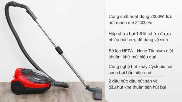 So sánh giá Máy hút bụi dạng hộp Hitachi CV-SF20V 24CV (BRE) rẻ nhất? - Ảnh 4