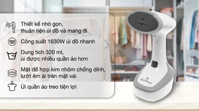 So sánh giá Bàn ủi hơi nước cầm tay BlueStone GSB-4031 1630W rẻ nhất? - Ảnh 3