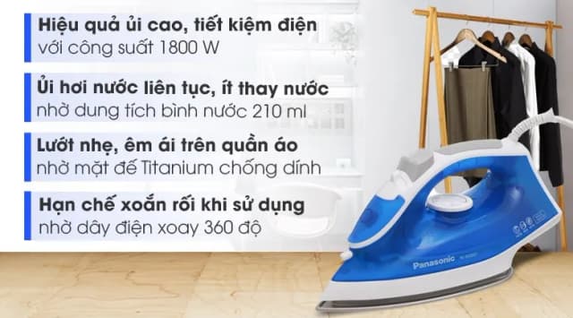 So sánh giá Bàn ủi hơi nước Panasonic NI-M300TARA 1800W rẻ nhất? - Ảnh 14