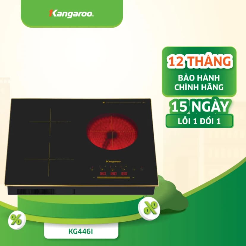 Bếp từ hồng ngoại 3 vùng nấu âm Kangaroo KG446i 5800W - Giá rẻ nhất hôm nay - Ảnh 5