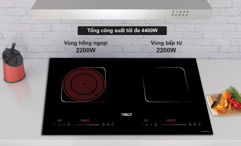 So sánh giá Bếp từ hồng ngoại lắp âm Chef's EH-MIX220 - Tìm sản phẩm giá rẻ nhất - Ảnh 8