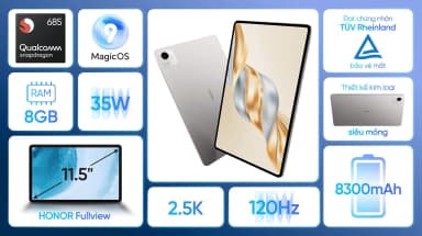 Máy tính bảng HONOR Pad X9a 8GB/256GB - 7