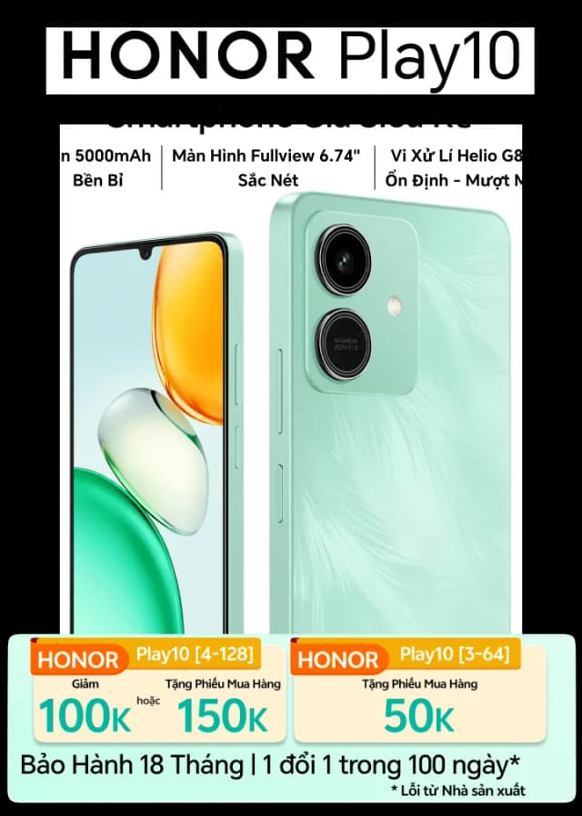 Điện thoại HONOR Play 10 4GB/128GB - 12