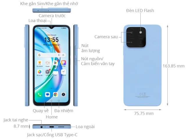 Điện thoại HONOR X5b Plus 4GB/128GB - 13