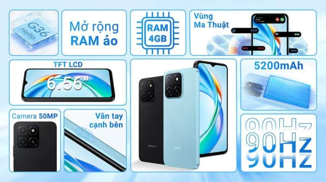 Điện thoại HONOR X5b Plus 4GB/128GB - 6