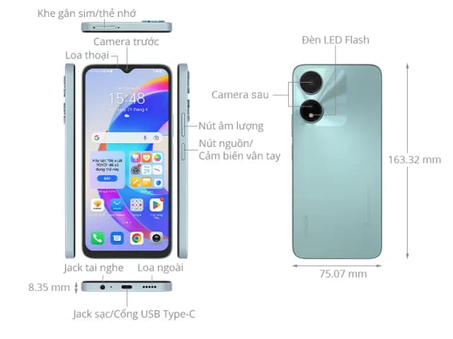 So sánh giá Điện thoại HONOR X5c 4GB/64GB rẻ nhất? - Ảnh 15