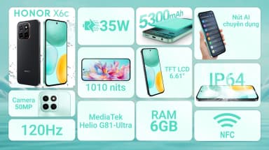 Điện thoại HONOR X6c 6GB/128GB - 4