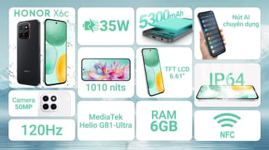Điện thoại HONOR X6c 6GB/256GB - 4