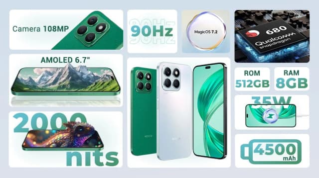 Điện thoại HONOR X8b 8GB/512GB - 5